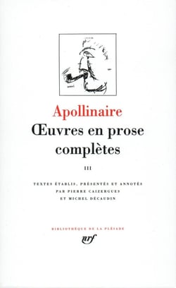 Oeuvres en prose complètes Tome 3