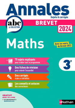 Annales Brevet 2024 Maths - Corrigé