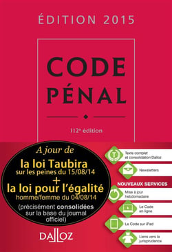 Code pénal (édition 2015)