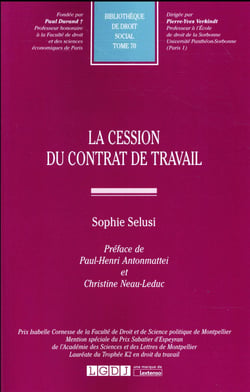 la cession du contrat de travail