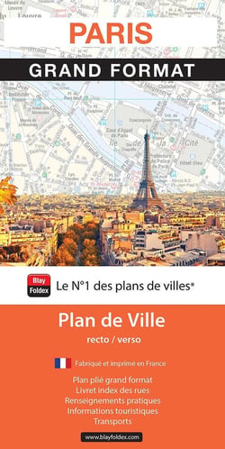 Paris : Grand format : Plan de ville (édition 2025)