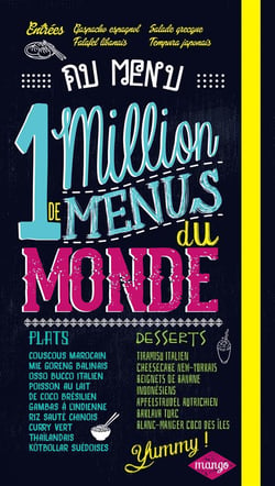 1 million de menus du monde