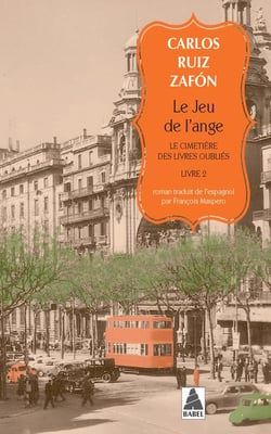 Le cimetière des livres oubliés Tome 2 - le jeu de l'ange
