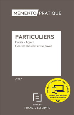 MEMENTO DROIT DES PARTICULIERS 2017