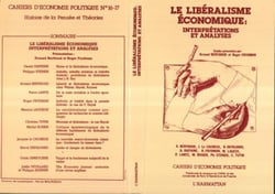 Cahiers d'économie politique n.16/17 : le libéralisme économique - interprétations et analyses