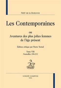 Les contemporaines ou aventures des plus jolies femmes de l'âge présent Tome 8 : nouvelles 188-211