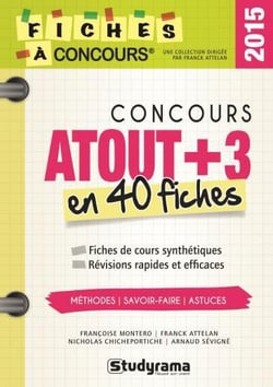 Concours atout + 3 en 40 fiches