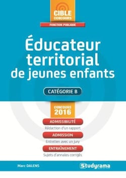 Éducateur territorial de jeunes enfants - concours 2016
