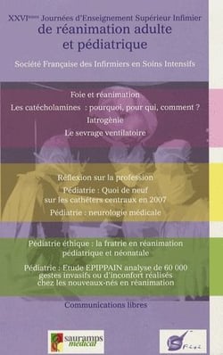 26èmes journées d'enseignement supérieur infimier de réanimation adulte et pédiatrique