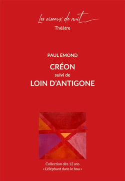 Créon, suivi de loin d'Antigone