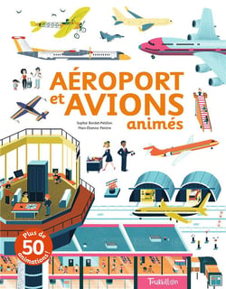 Aéroport et avions animés