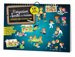 Calendrier s'organiser en famille (édition 2025/2026)