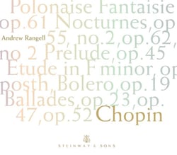 A Chopin recital