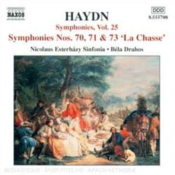 Haydn symphonies vol.25