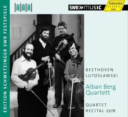 Beethoven, Lutoslawski : Quatuors à cordes. Quatuor Alban Berg.