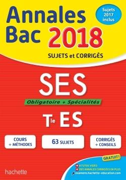 Annales bac 2018 ses term es
