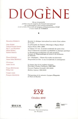 REVUE DIOGENE n.232