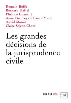 Les grandes décisions de la jurisprudence civile