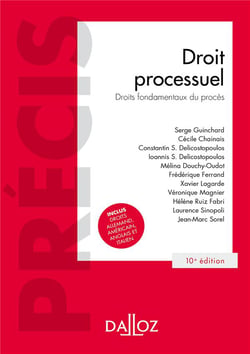Droit processuel - droits fondamentaux du procès (10e édition)