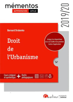 Droit de l'urbanisme (édition 2019/2020)