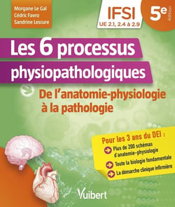 Les 6 processus physiopathologiques : UE 2.1, 2.2, 2.4 à 2.9 - de l'anatomie-physiologie à la pathologie