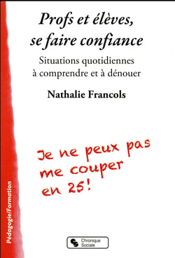 Profs et élèves se faire confiance