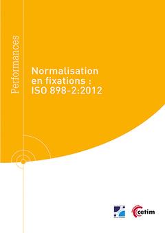 Normalisation en fixations : ISO 898-2:2012