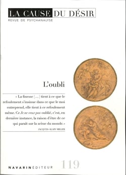 La cause du désir n.119 : L'oubli