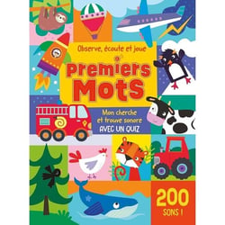 Premiers mots 200 sons : Mon cherche et trouve sonore avec un quiz