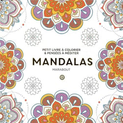 Mandalas - petit livre à colorier & pensées à méditer