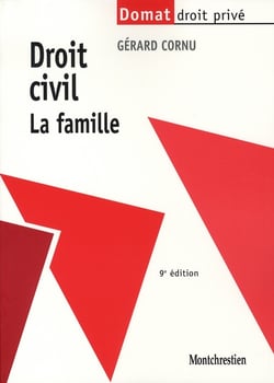 Droit civil t.2 - la famille (9e édition)