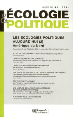 ECOLOGIE ET POLITIQUE N 41