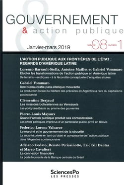 Revue gouvernement et action publique n.8/1
