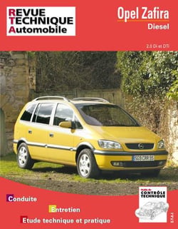 Opel zafira - moteurs diesel 2.0 di et dti