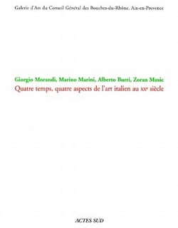 Giorgio morandi, marino marini, alberto burri, zoran music