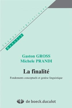 La finalité : fondements conceptuels et genèse linguistique