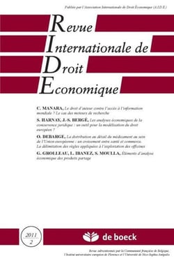 Revue internationale de droit économique n.2011/2