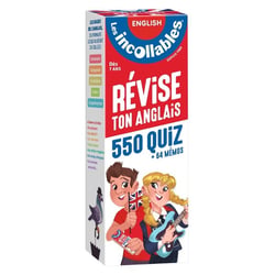 Les incollables : révise ton anglais - 6e - 550 quiz + 64 mémos