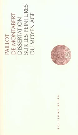 Dissertation sur les peintures du Moyen Âge