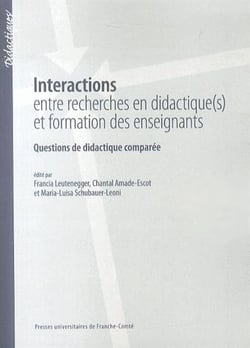 Interactions entre recherches en didactique(s) et formation des ensei gnants - questions de didactique comparée