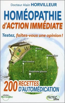 Testez l'homéopathie, action immédiate