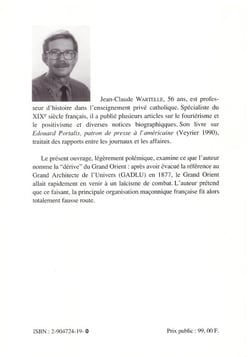 Les tribulations de gadlu grand architecte de son état - le problème de dieu dans la franc-maçonnerie