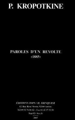 Paroles d'un révolté (1885) (NED)