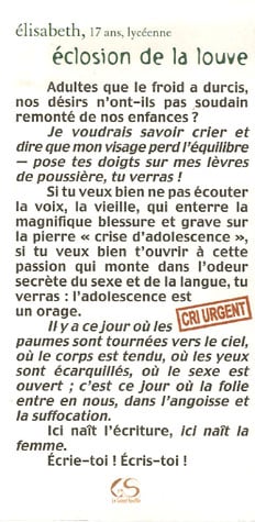 Éclosion de la louve
