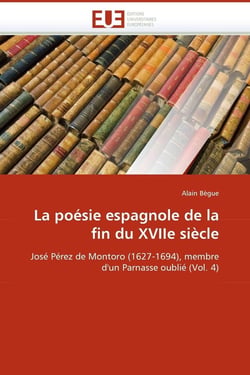 La poésie espagnole de la fin du XVIIe siècle