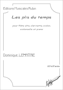 Les plis du temps, partition pour ensemble (conducteur)