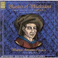 Josquin Des Pres (Master Of Musicians)