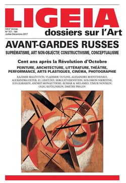 Revue Ligeia n.157/160 : avant-gardes russes