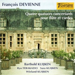 Devienne : Quatre quatuors concertants pour flûte et cordes - CD