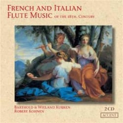 French And Italian Flute Music Of The 18th Century Musique Francaise Et Italienn